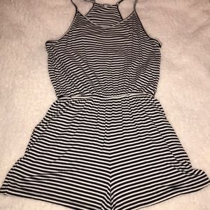 Charlotte Russe Romper Striped